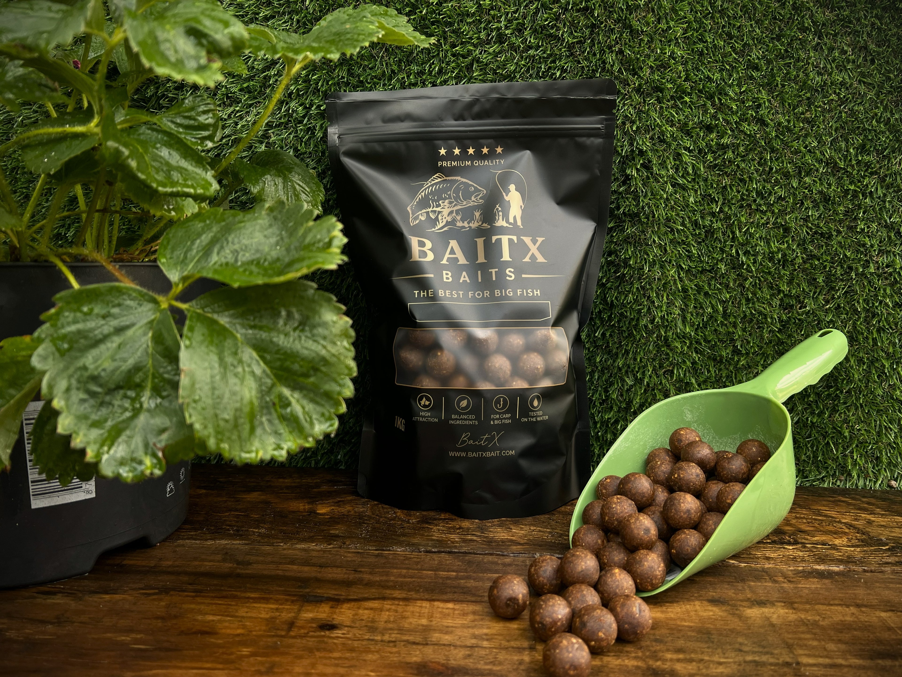 BaitX Premium Crab - Soluble Boilies 20mm