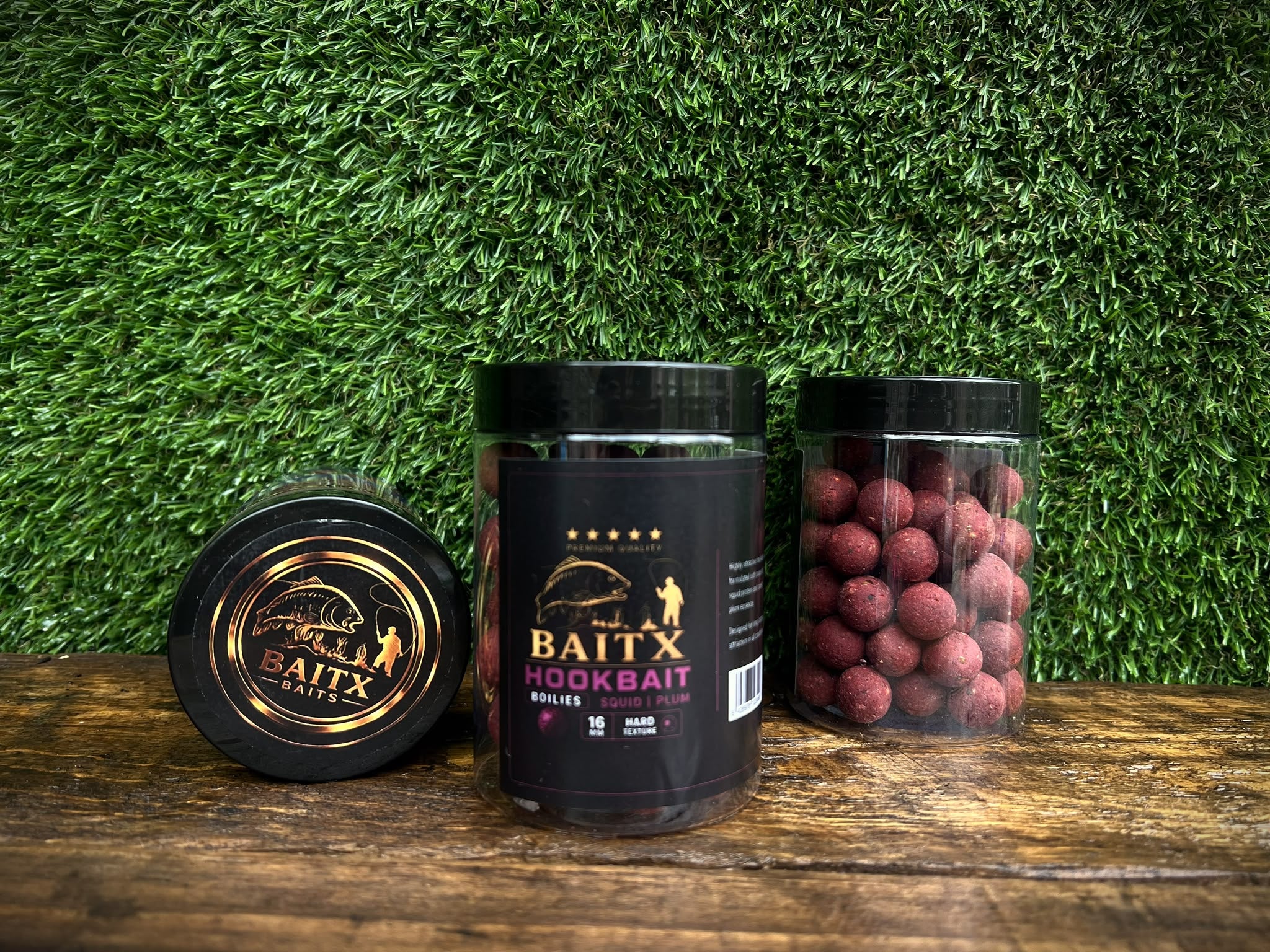BaitX Squid & Plum - Hard Hookbaits 16mm